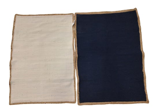 Assorted 42" Cotton Chindi Rug with Jute Edge, 1pc. by Ashland®